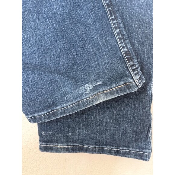 Wrangler Q Baby Jeans Womens Size 9/10 X 36 Blue Denim Western Rodeo - Picture 8 of 14